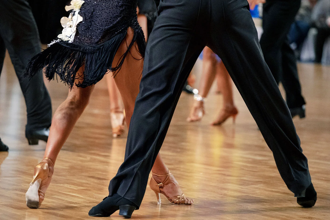 Group ballroom dance class at Carmel Dance Atelier - social dancing in Carmel Indiana